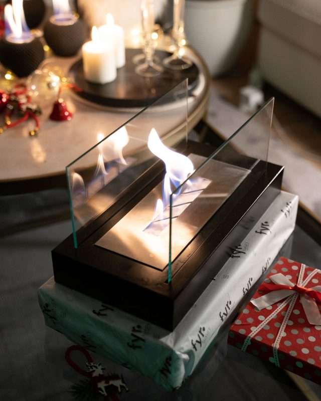 elegancy model bioethanol Masaüstü şömine