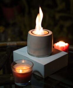 Vase V2.0 Beton Bioethanol Şömine4