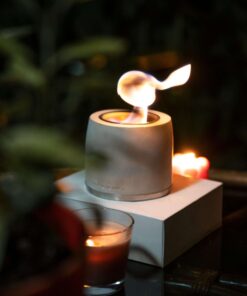 Vase V2.0 Beton Bioethanol Şömine2