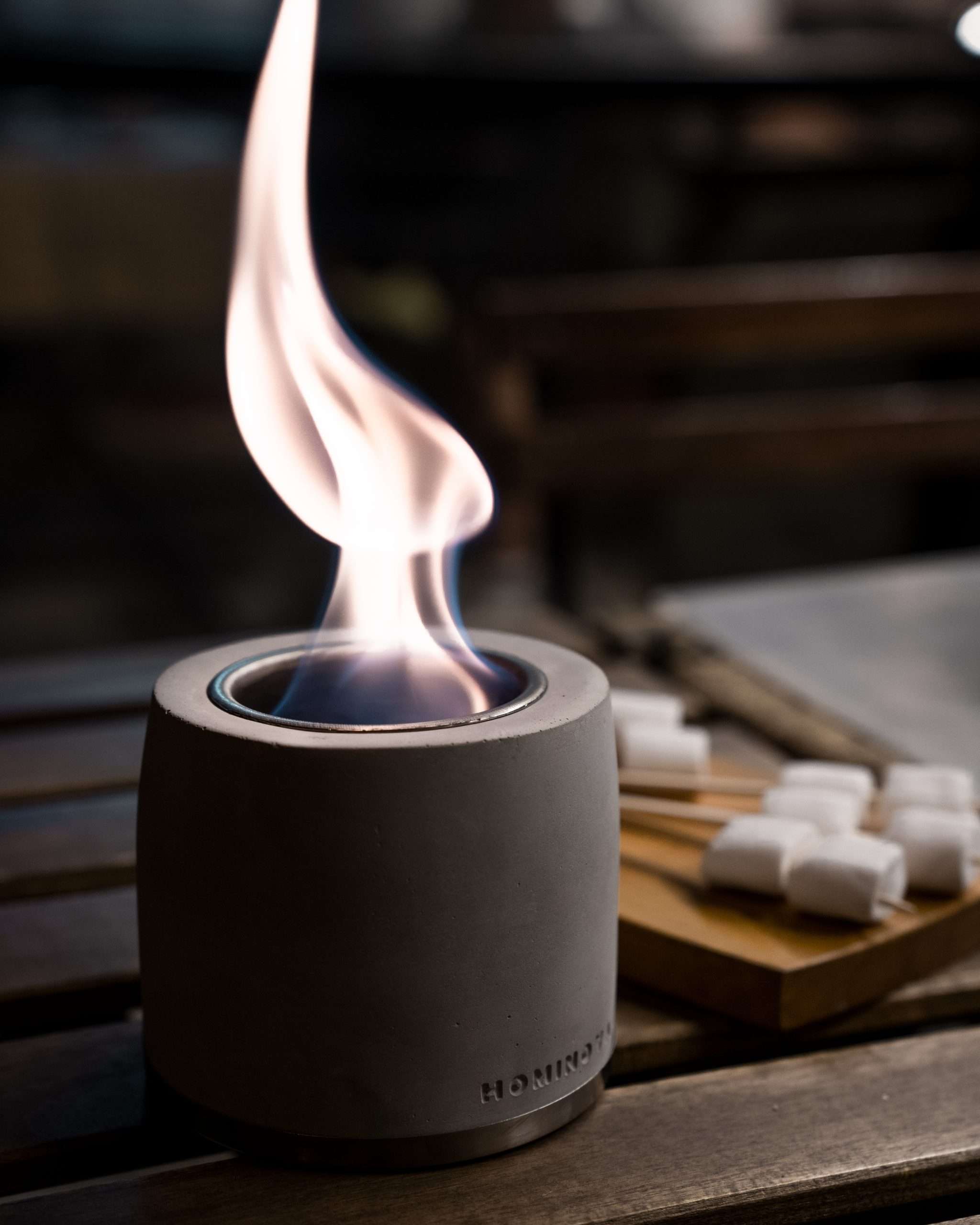 Vase V2.0 Beton Bioethanol Şömine2