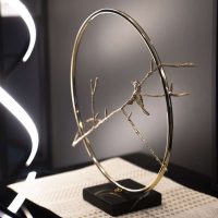 LORIEN Tekli Mermer & Metal Lüks Dekorasyon Ürünü
