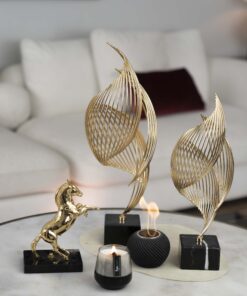 Lüks Dekorasyon Ürünleri Dark Marble
