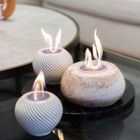 vase cosmos ateş çukuru set masaüstü şömine