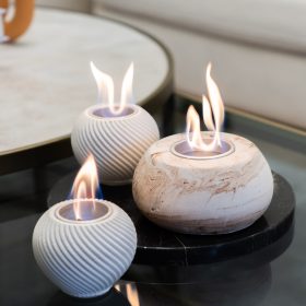 vase cosmos ateş çukuru set masaüstü şömine